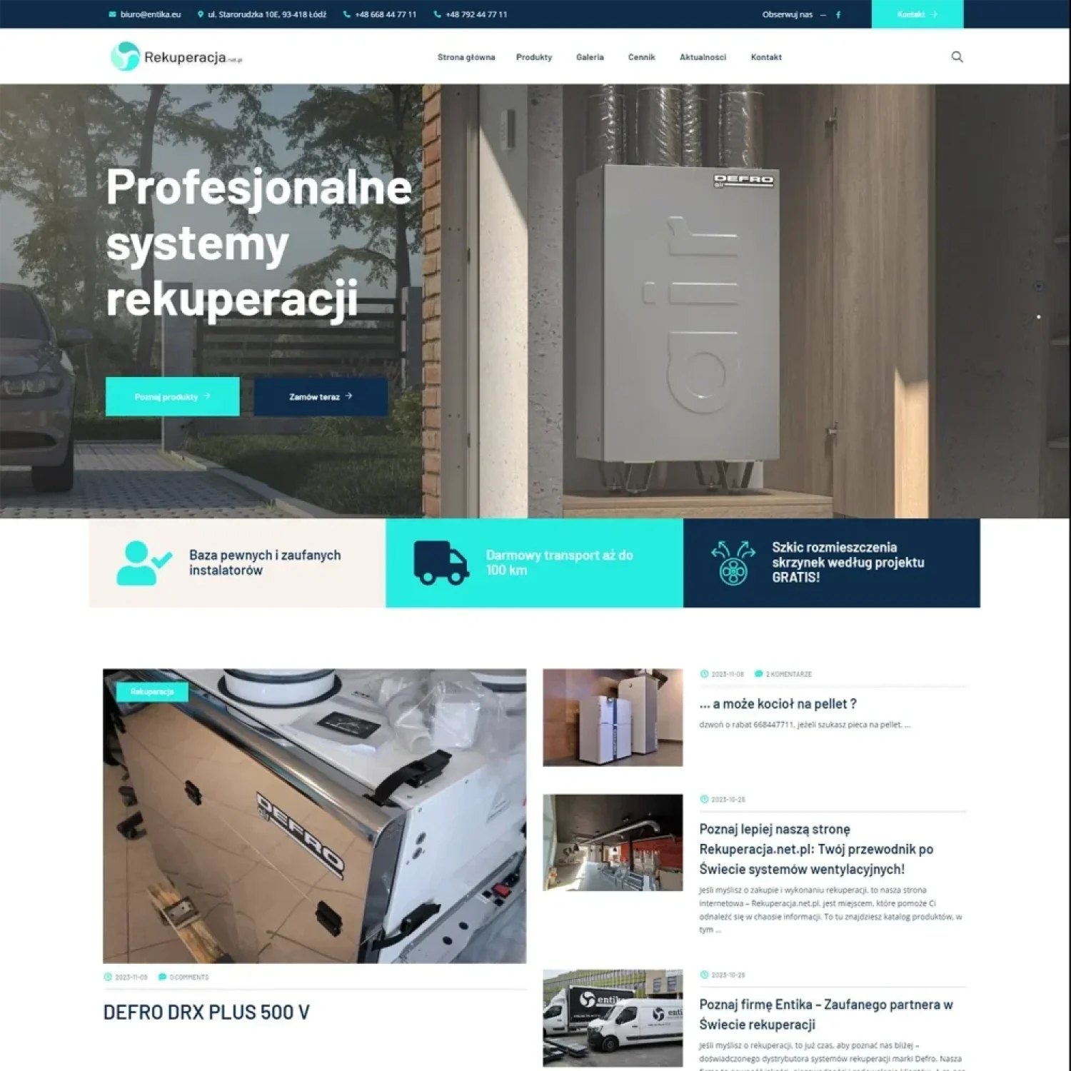 Grafika - produkty na www